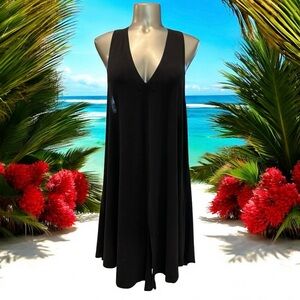 💟 Elegant Black Swim Cover-Up for Women